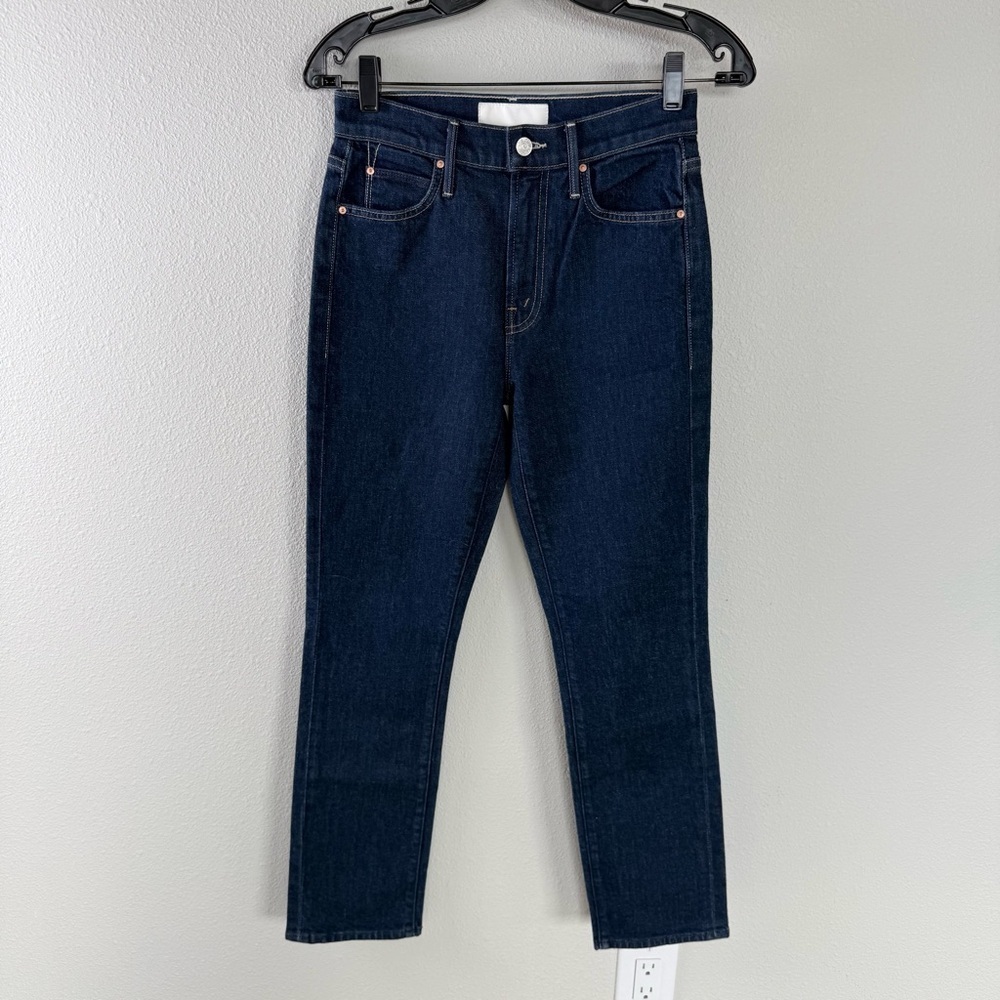 MOTHER Superior High Waisted Rascal Hover Straight Leg Jean Clean Up Your Act 25 - Picture 2 of 14